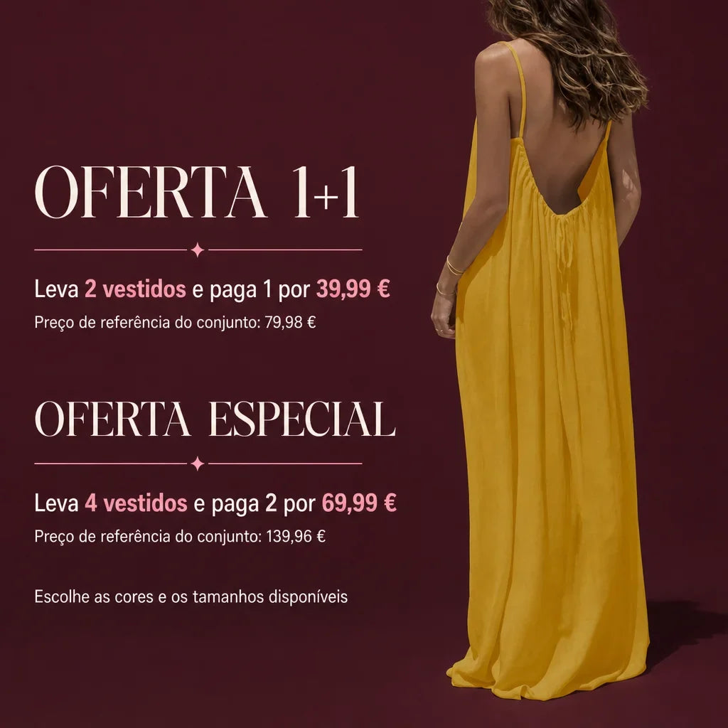 [Scale AI] badge — Vestido Elara de costas abertas